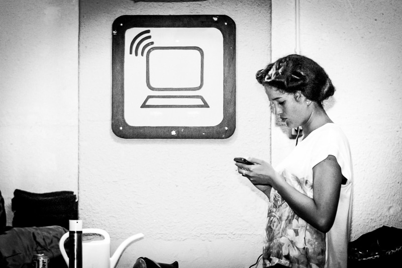 kris berry en perquisite backstage