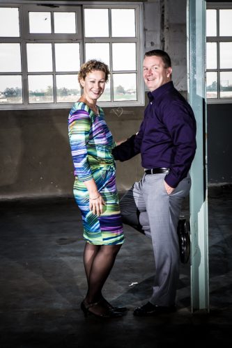 Portret in Nijmegen van Mariska en Dimitri