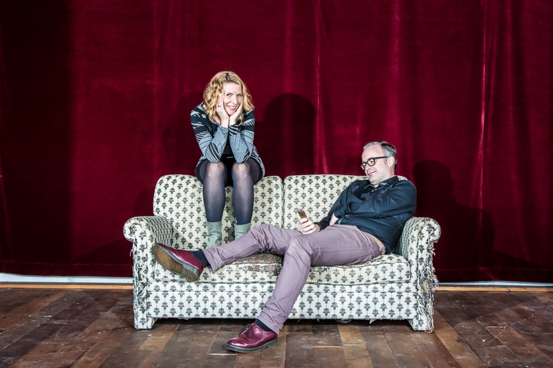 Portret in Nijmegen van Edwin Niemantsverdriet en Sophie Luderer by Marcel Krijgsman