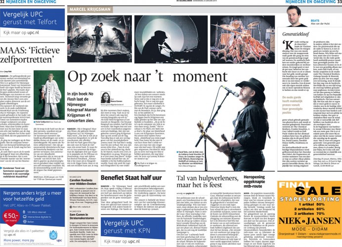 Groot interview met Marcel Krijgsman in dagblad Gelderlander