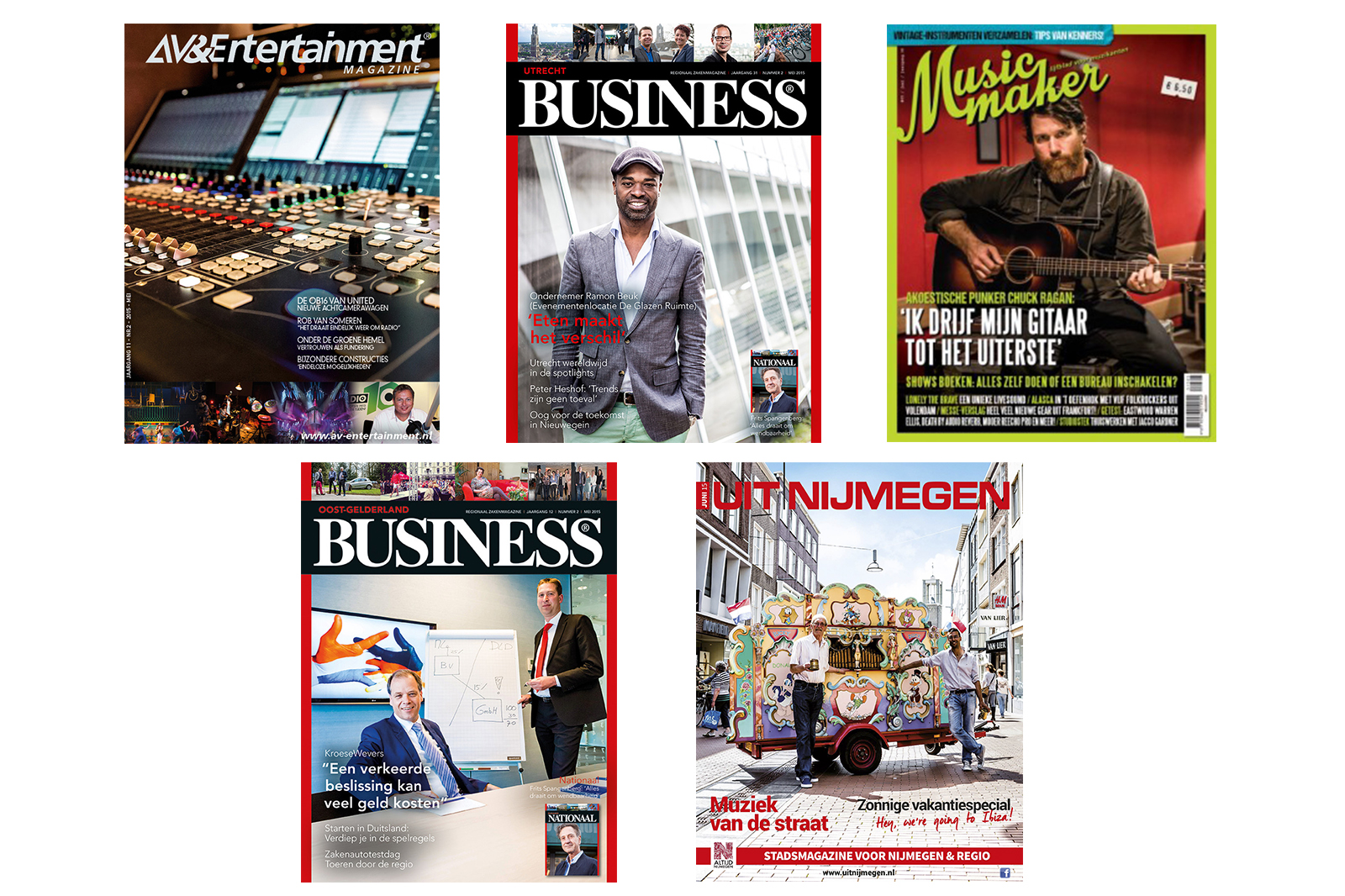 Coverfoto's tijdschriften