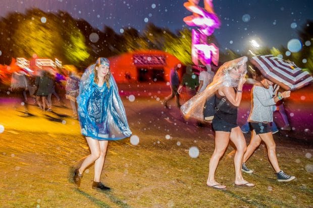 Fikse regenbui op zaterdagavond