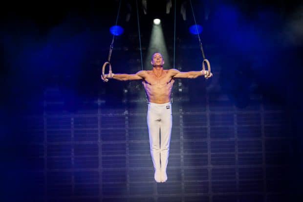 Yuri van Gelder doet zijn Olympische oefening