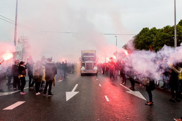Huldiging Vitesse in Arnhem