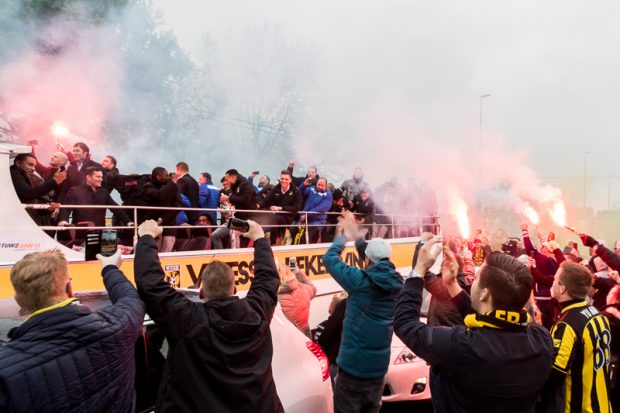 Huldiging Vitesse in Arnhem