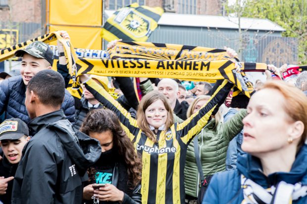 Huldiging Vitesse in Arnhem