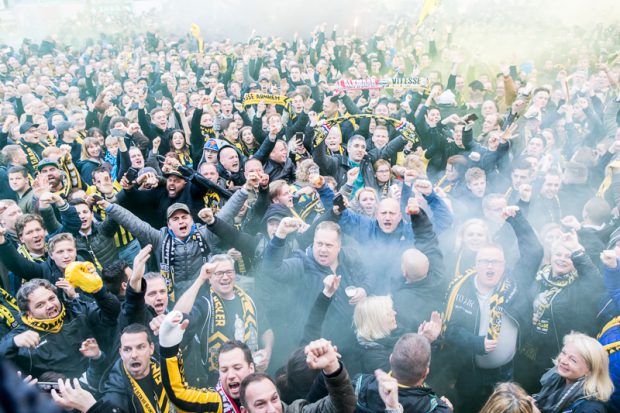Huldiging Vitesse in Arnhem