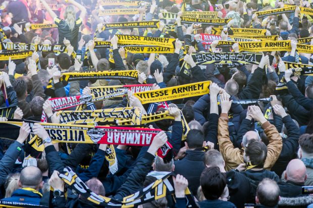 Huldiging Vitesse in Arnhem