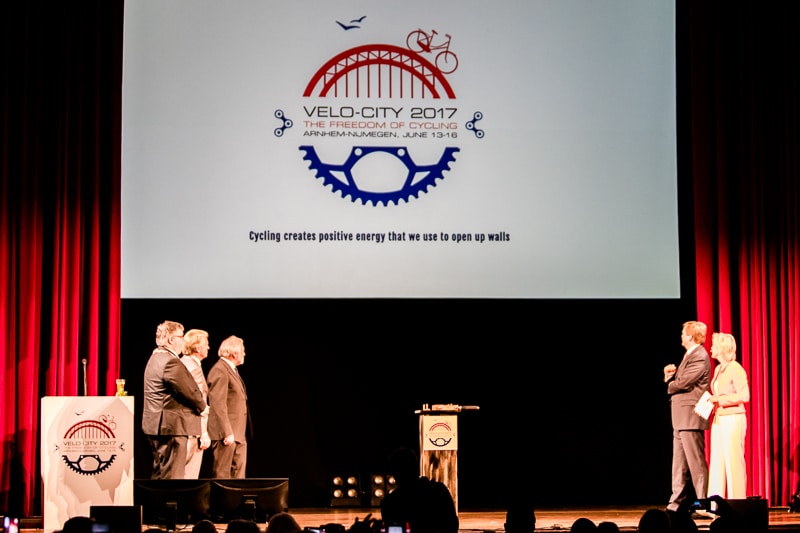 Koning Willem Alexander opent Velo-City in Nijmegen