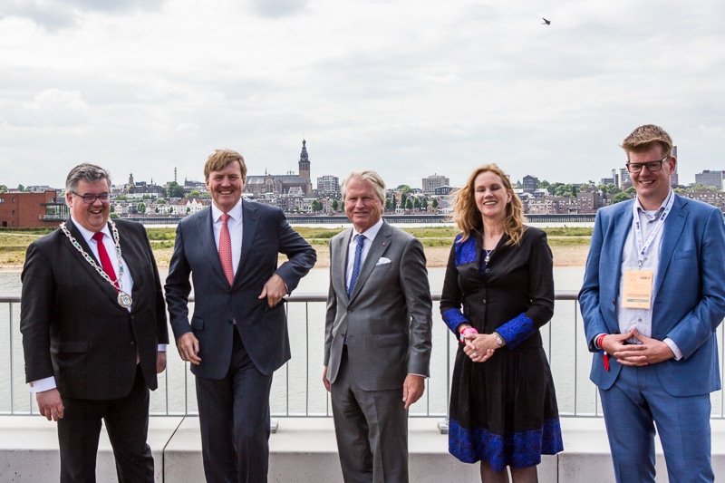 Koning Willem Alexander opent Velo-City in Nijmegen