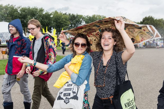 Regen op Lowlands