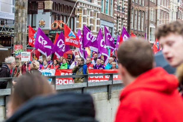 Protestmars voor een ‘sociaal Nederland’