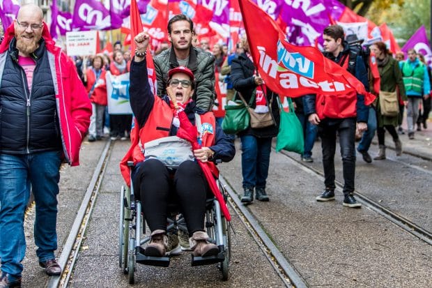 Protestmars voor een ‘sociaal Nederland’