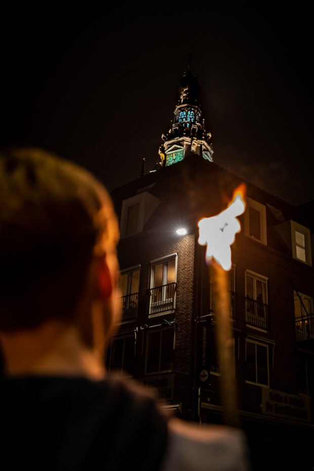 Herdenking 75 jaar bombardement Nijmegen: Stevenskerk door Marcel Krijgsman