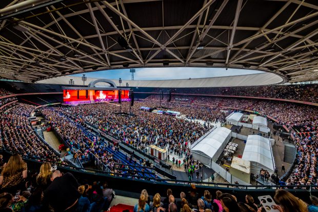 Marco Borsato in de Kuip door Marcel Krijgsman