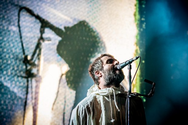 Liam Gallagher speelde vroeger in de band Oasis en speelde nu solo in Ziggo Dome Amsterdam