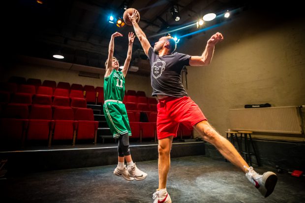 Theater omgebouwd als sportruimte