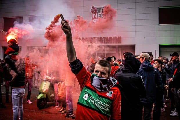 Promotie voetbalclub N.E.C.