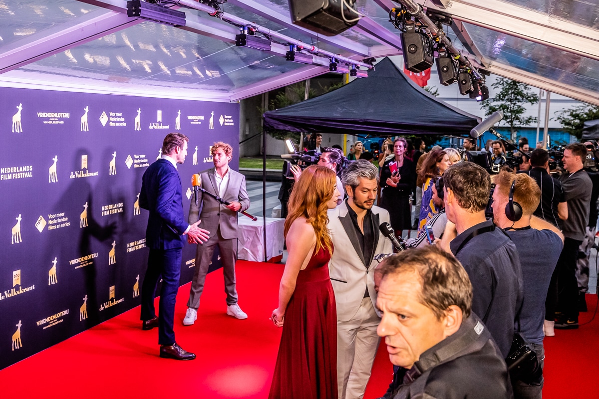 Rode loper tijdens het Nederlands Film Festival