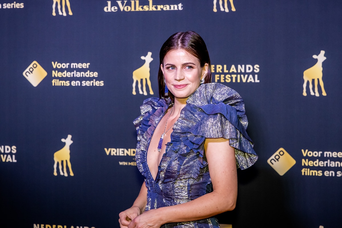 Actrice Elise Schaap op de rode loper