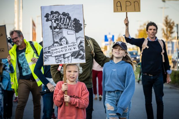 Protest tegen APN in Nijmegen
