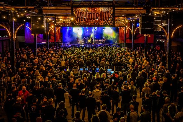 Publiek op Helldorado festival