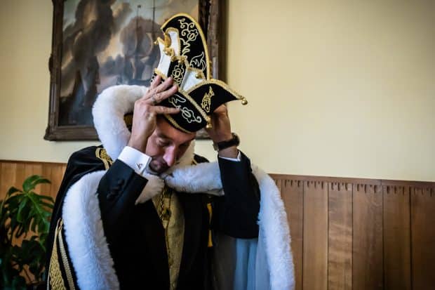 Prins Alfedo XXI van Dommelbaorzedurp voor carnaval