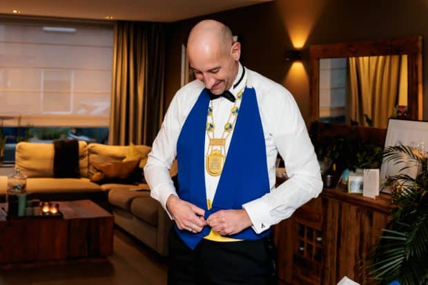 Prins Alfedo XXI van Dommelbaorzedurp voor carnaval