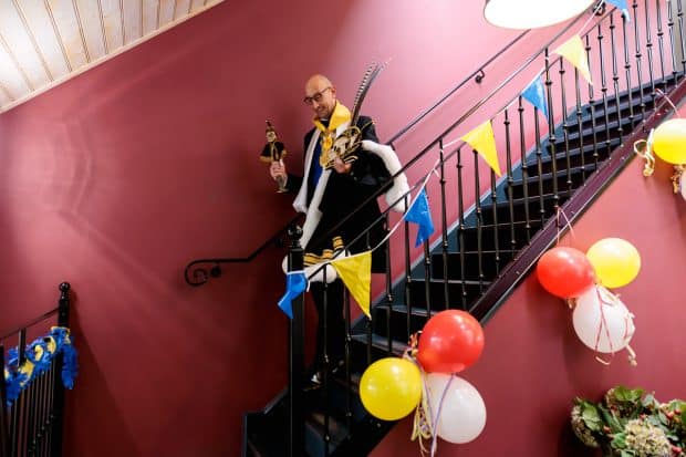 Prins Alfedo XXI van Dommelbaorzedurp voor carnaval