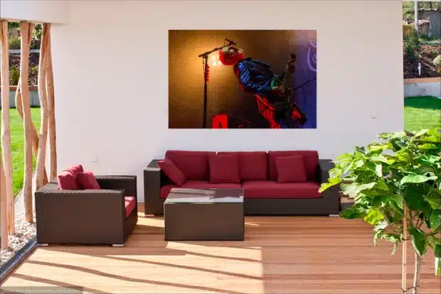 Triggerfinger voor aan de muur