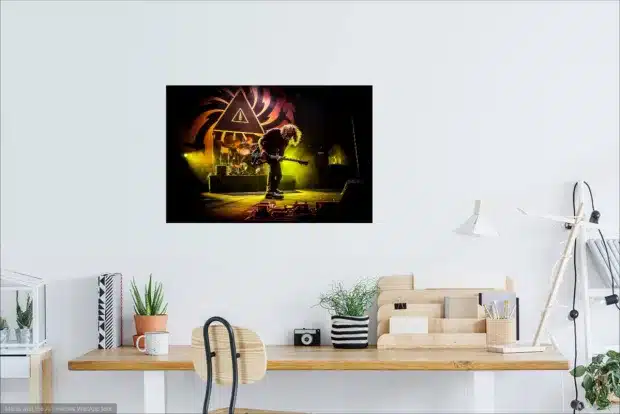 Soundgarden met Chris Cornell aan de muur