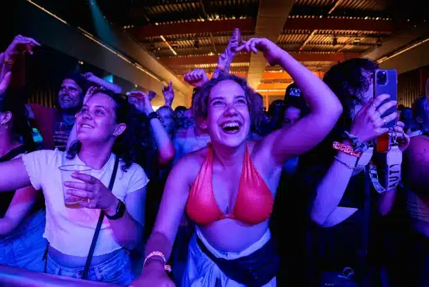 Enthousiast publiek op het Lowlands festival