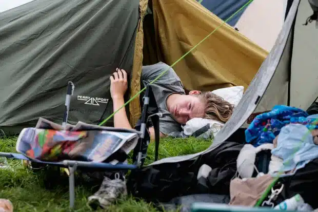 Ochtend op het Lowlands festival