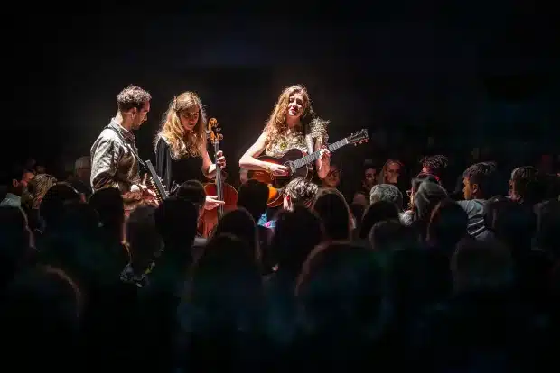 Clean Pete met Remy van Kesteren tijdens de voorstelling Klassieke Revue