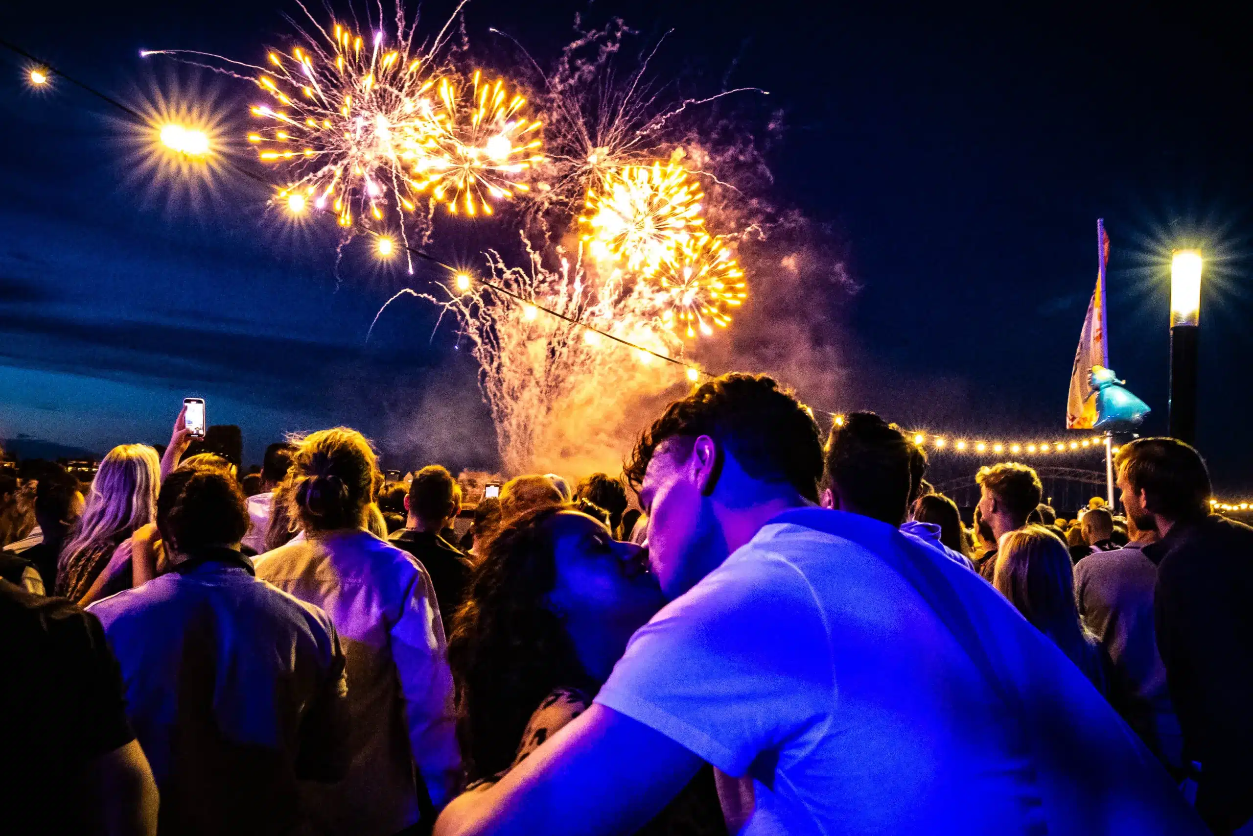 Vuurwerk tijdens de Vierdaagsefeesten