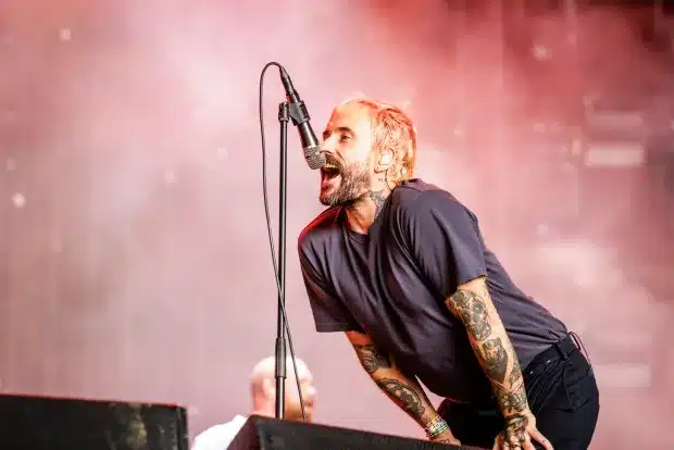 Idles tijdens het Lowlands festival