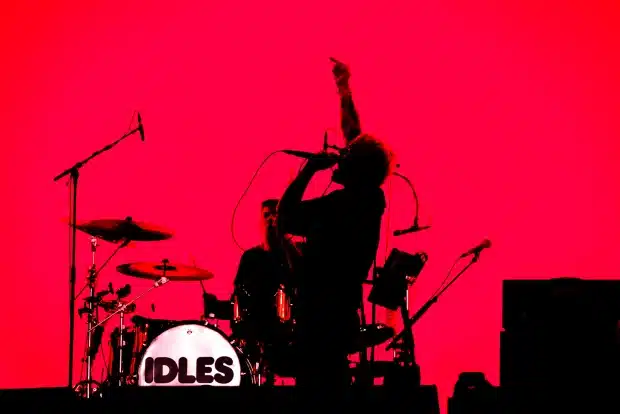 Idles tijdens het Lowlands festival