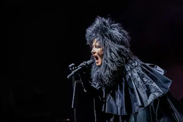 Zangeres Roising Murphy op Lowlands festival