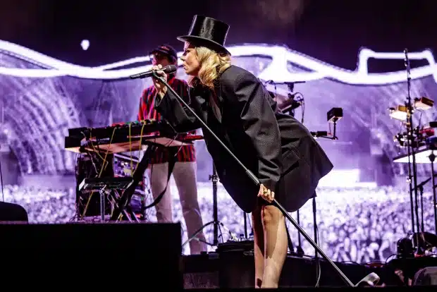 Zangeres Roising Murphy op Lowlands festival