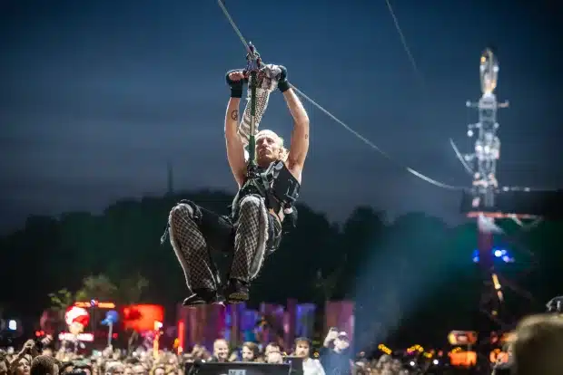 Goldband op het Lowlands festival