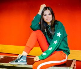 Portret zangeres Maan