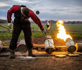 Carbid schieten met oudjaar