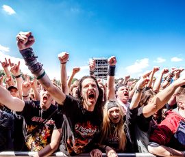 Publiek tijdens het Fortarock festival
