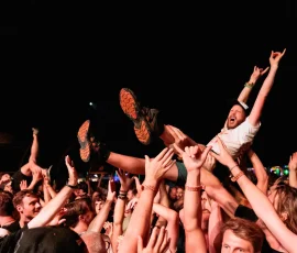 Enthousiast publiek op Lowlands