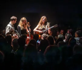 Clean Pete met Remy van Kesteren tijdens de voorstelling Klassieke Revue