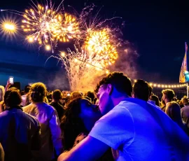 Vuurwerk tijdens de Vierdaagsefeesten