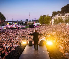 Frans Bauer tijdens de Vierdaagsefeesten