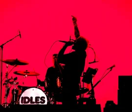 Idles tijdens het Lowlands festival